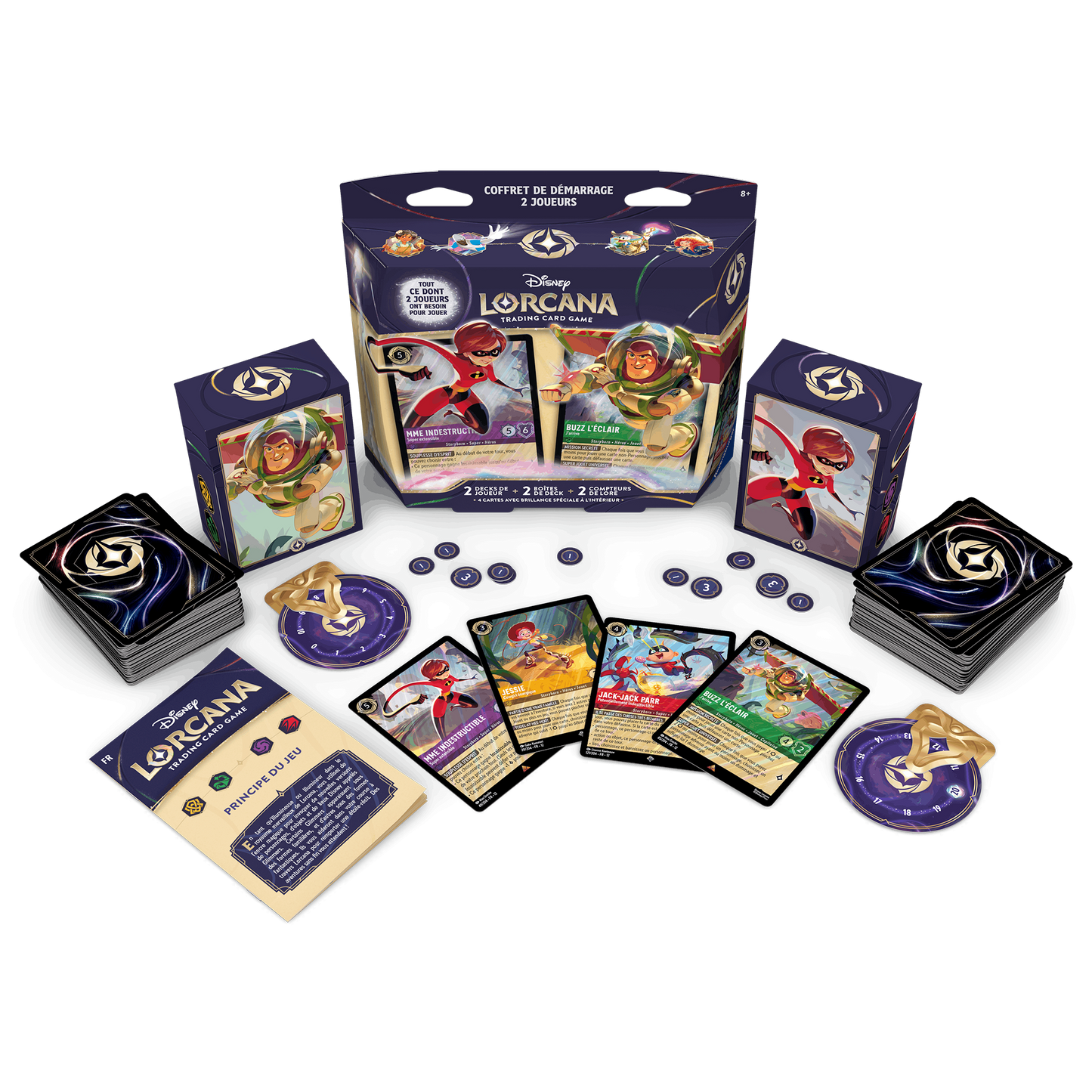 Disney Lorcana TCG Ravensburger FR - Decks Préconstruits 2 joueurs