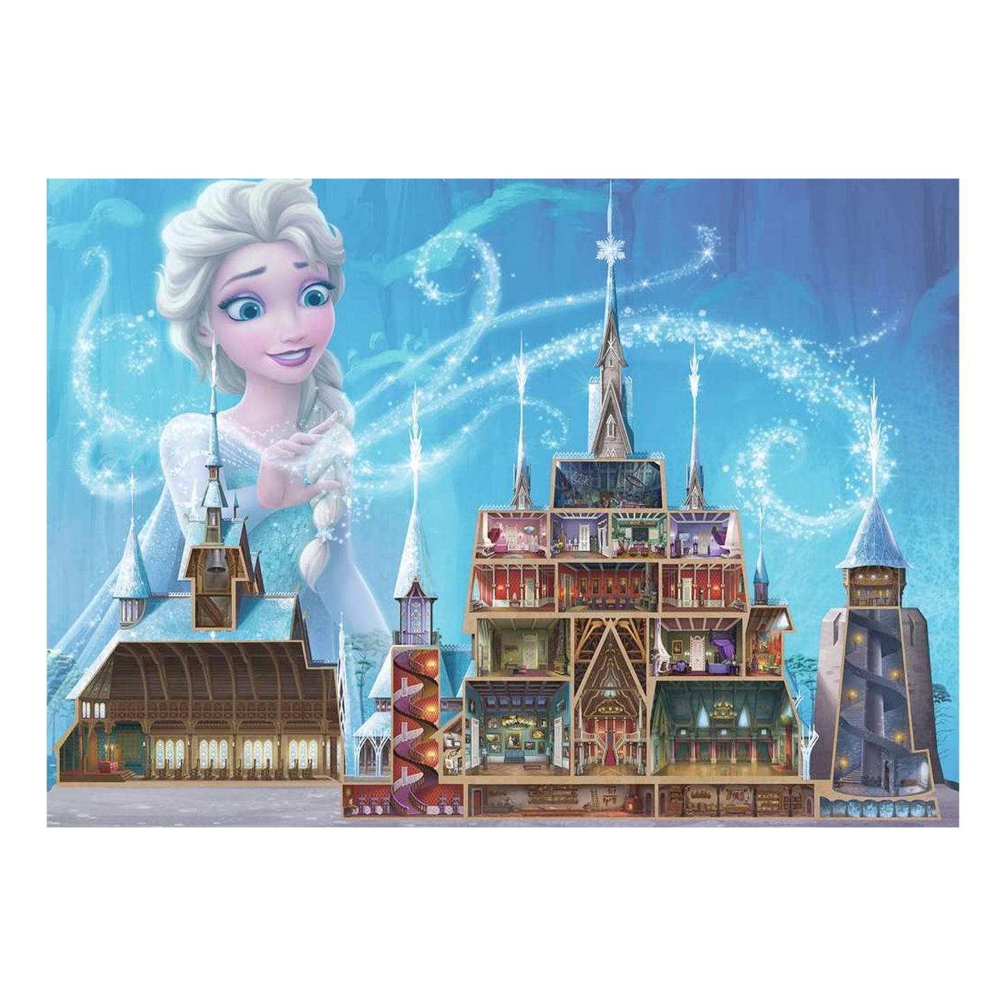 Puzzle Ravensburger - Elsa ( Collection Château Disney Princesse)