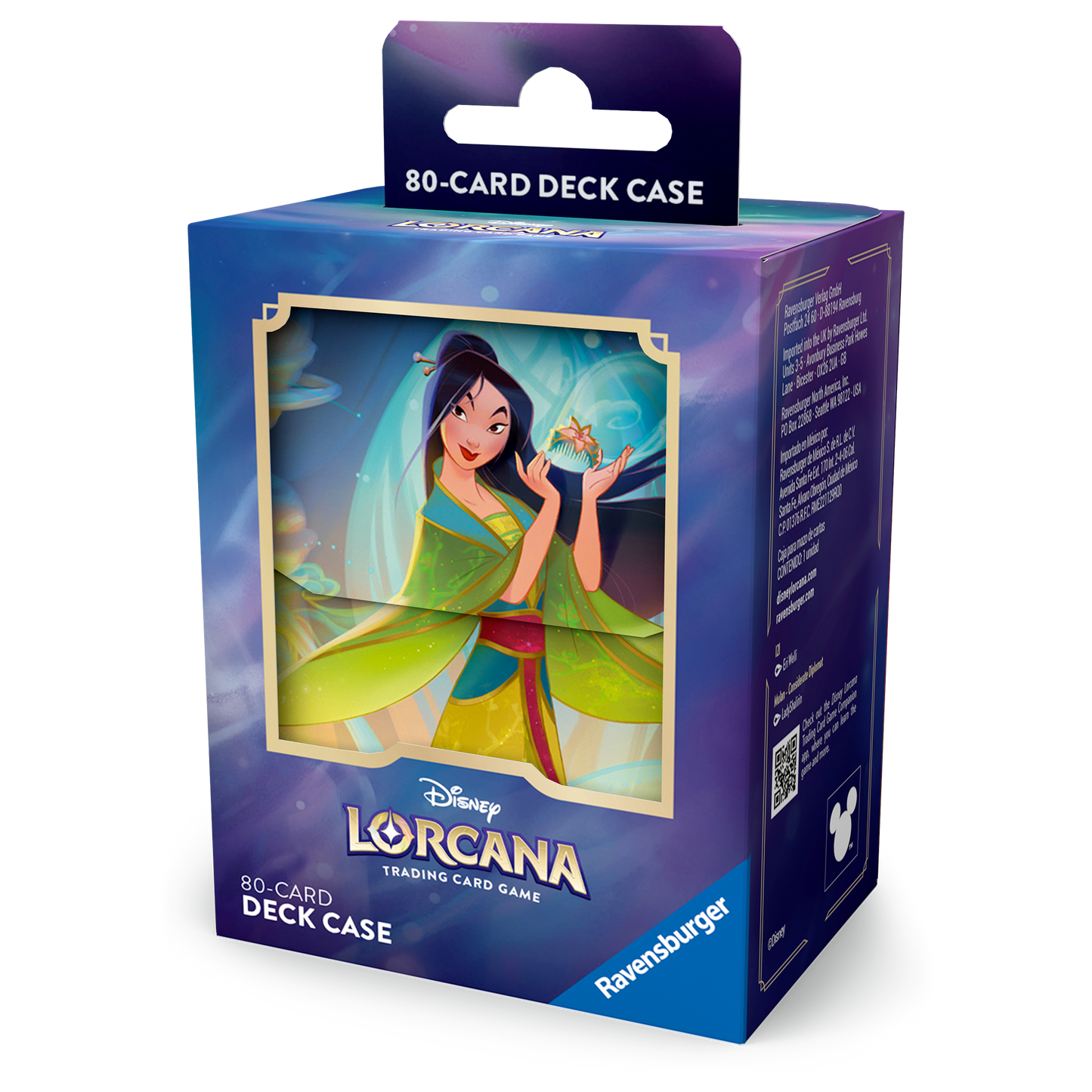 Disney Lorcana TCG Ravensburger - Boîte de rangement/Deck Box (Mulan C9)