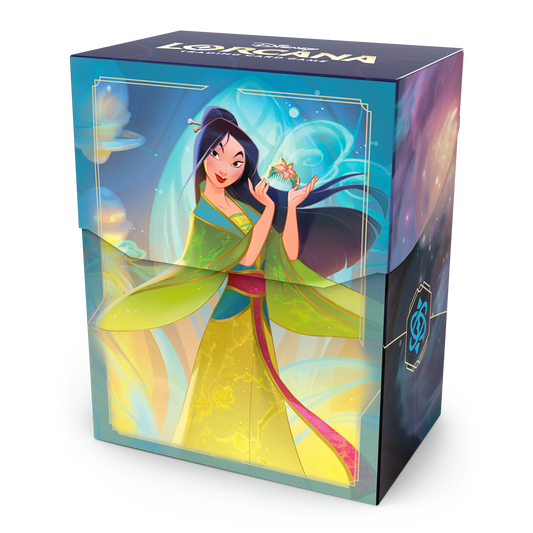 Disney Lorcana TCG Ravensburger - Boîte de rangement/Deck Box (Mulan C9)
