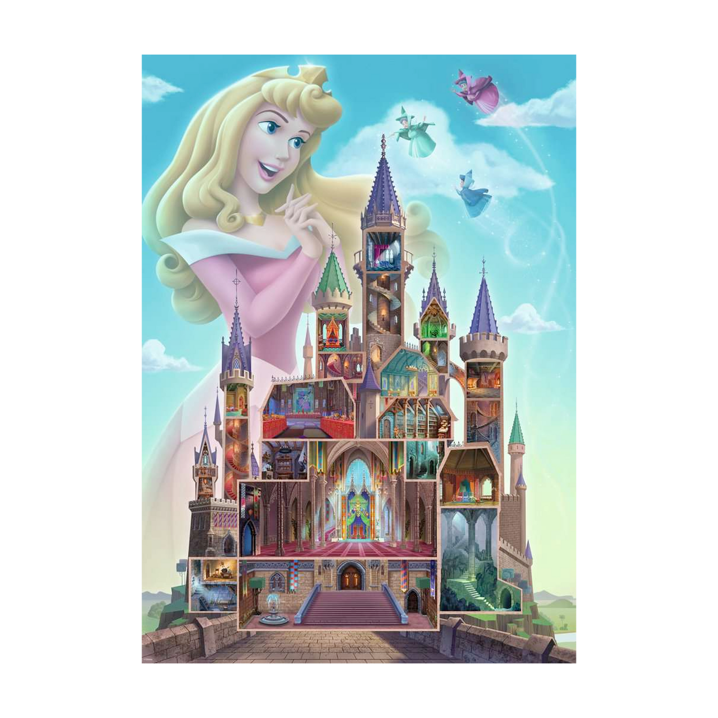 Puzzle Ravensburger - Aurore (Collection Château Disney Princesse)