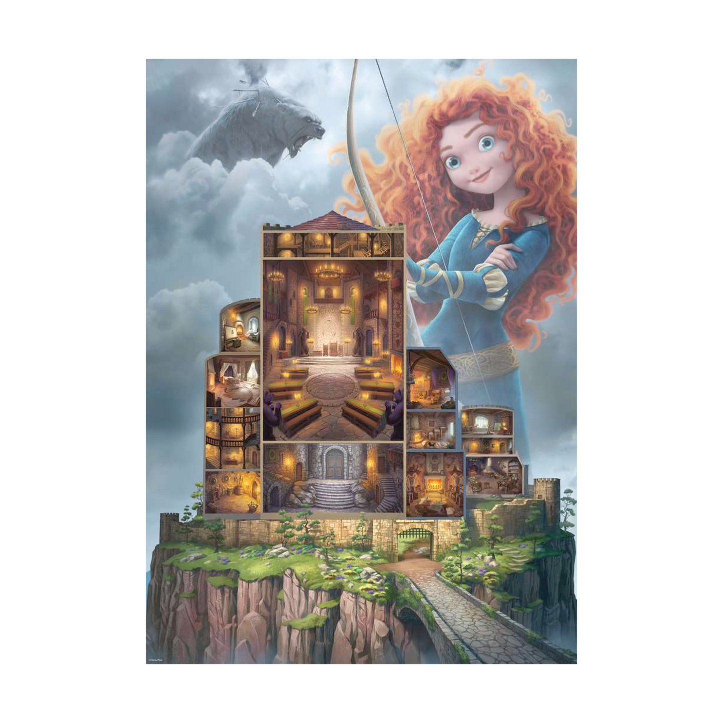 Puzzle Ravensburger - Rebelle ( Collection Château Disney Princesse)