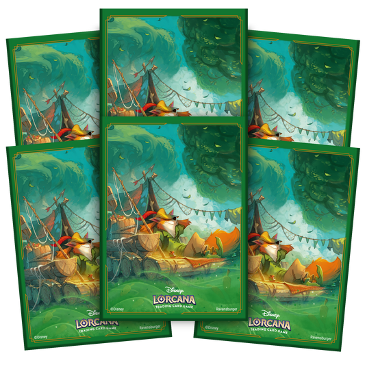 Disney Lorcana TCG Ravensburger - Protège-cartes/Sleeves (Robin des bois C3)