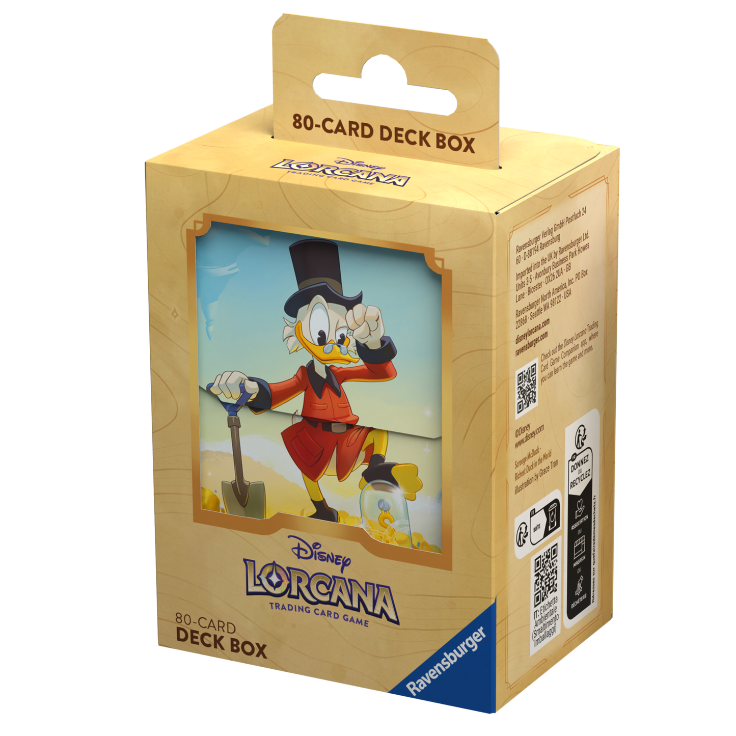 Disney Lorcana TCG Ravensburger - Boîte de rangement/Deck Box (Picsou C3)