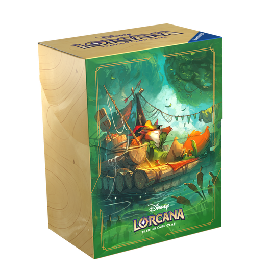 Disney Lorcana TCG Ravensburger - Boîte de rangement/Deck Box (Robin des bois C3)