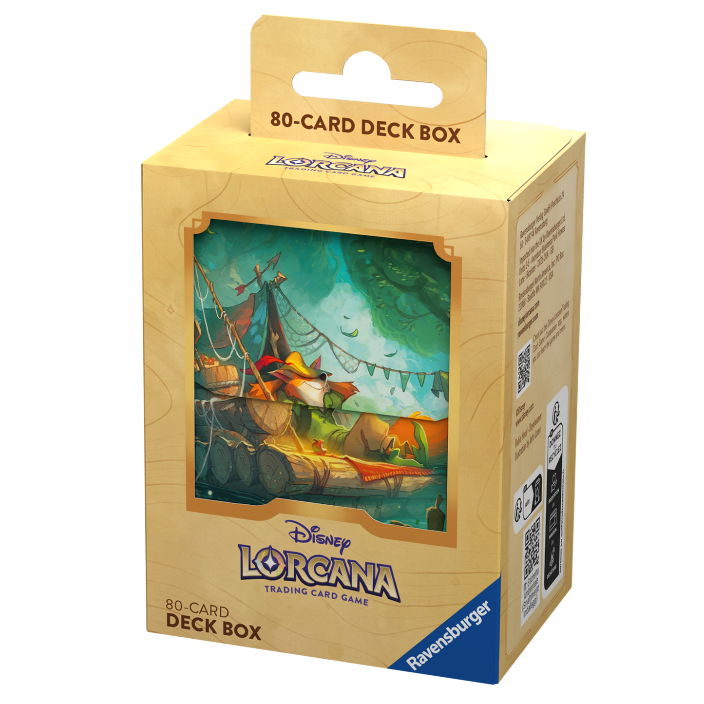 Disney Lorcana TCG Ravensburger - Boîte de rangement/Deck Box (Robin des bois C3)