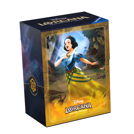 Disney Lorcana TCG Ravensburger - Boîte de rangement/Deck Box (Blanche-Neige C4)