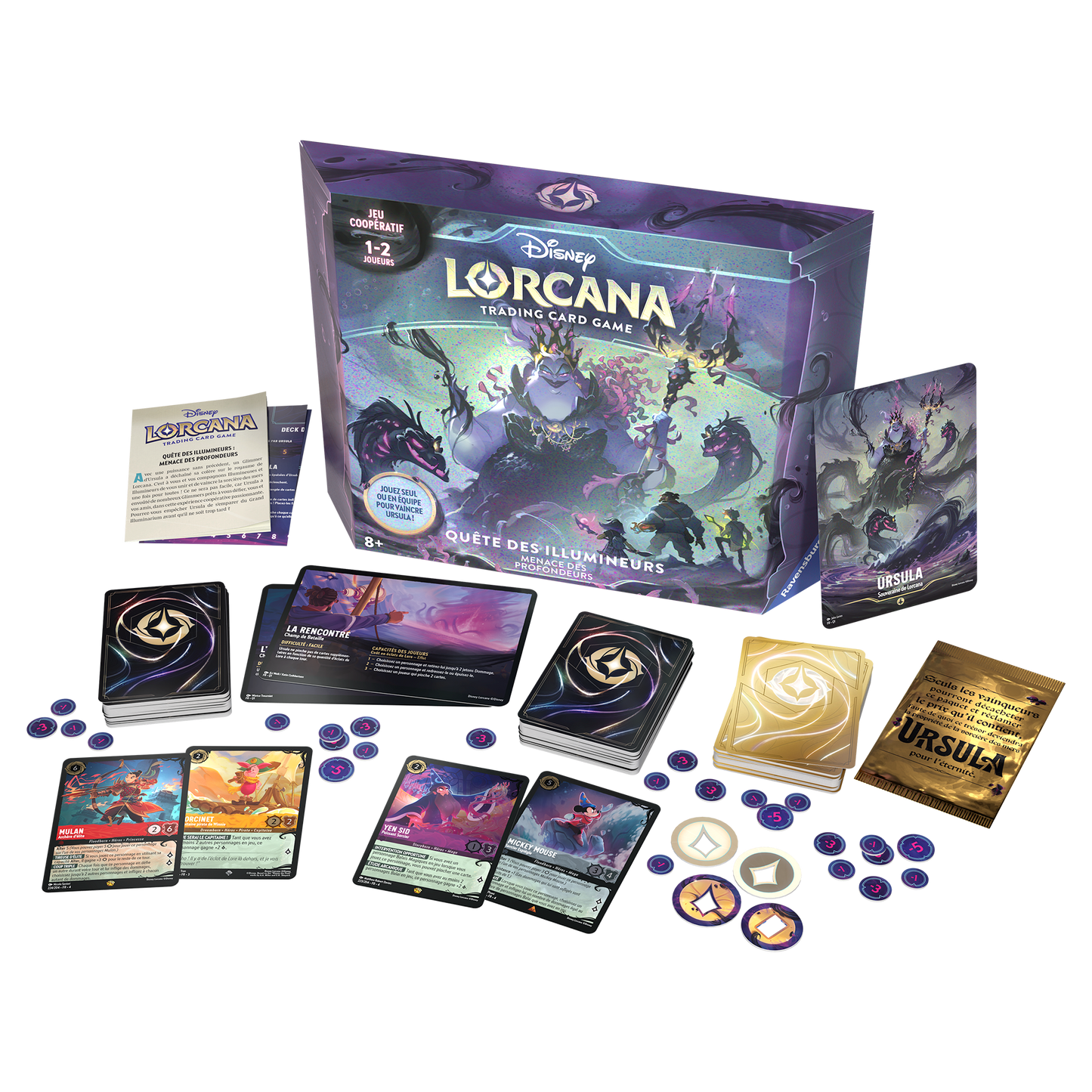 Disney Lorcana TCG Ravensburger - Coffret Menace des Profondeurs Ursula (Chapitre 4)