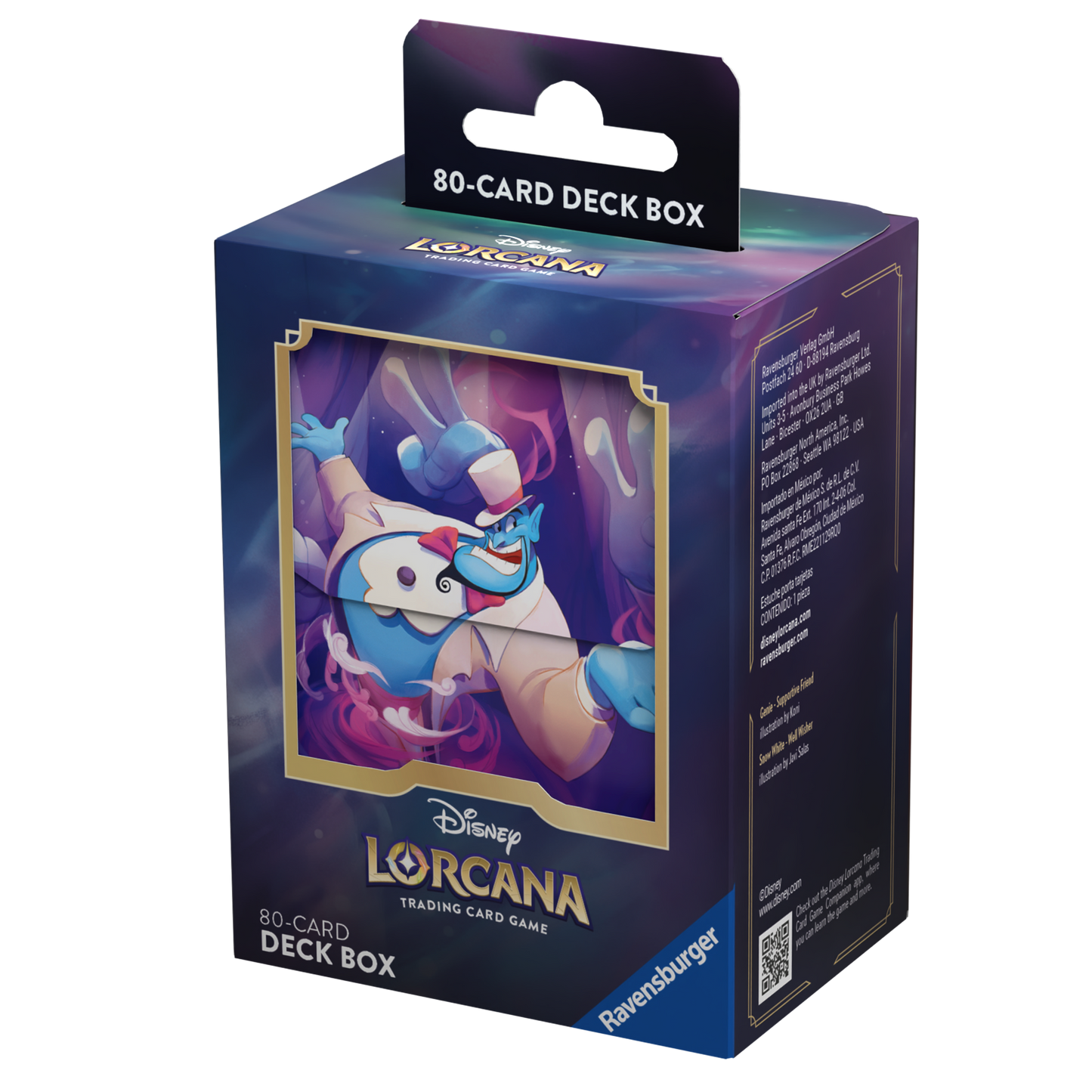 Disney Lorcana TCG Ravensburger - Boîte de rangement/Deck Box (Génie C4)