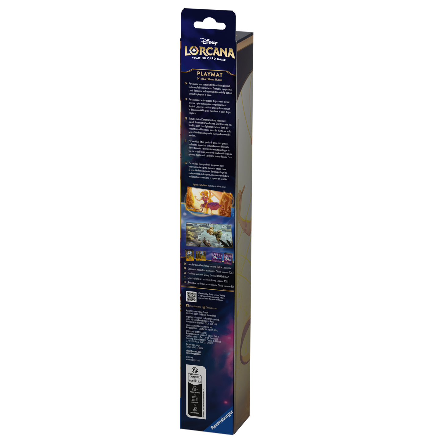Disney Lorcana TCG Ravensburger - Tapis de jeu/Playmat (Raiponce)