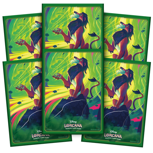 Disney Lorcana TCG Ravensburger - Protège-cartes/Sleeves (Scar)