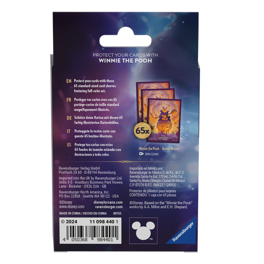Disney Lorcana TCG Ravensburger - Protège-cartes/Sleeves (Winnie L'Ourson)