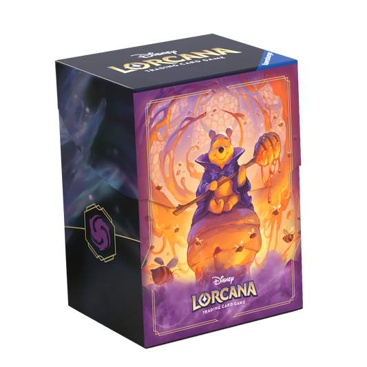 Disney Lorcana TCG Ravensburger - Boîte de rangement/Deck Box (Winnie L'Ourson)
