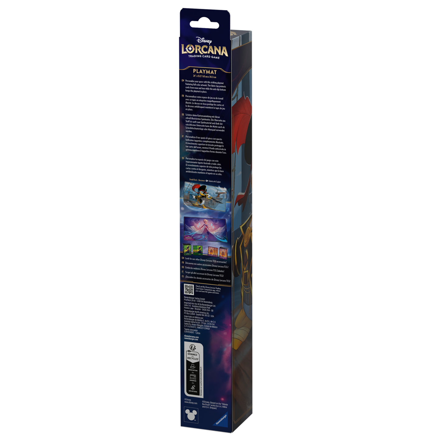 Disney Lorcana TCG Ravensburger - Tapis de jeu/Playmat (Donald)