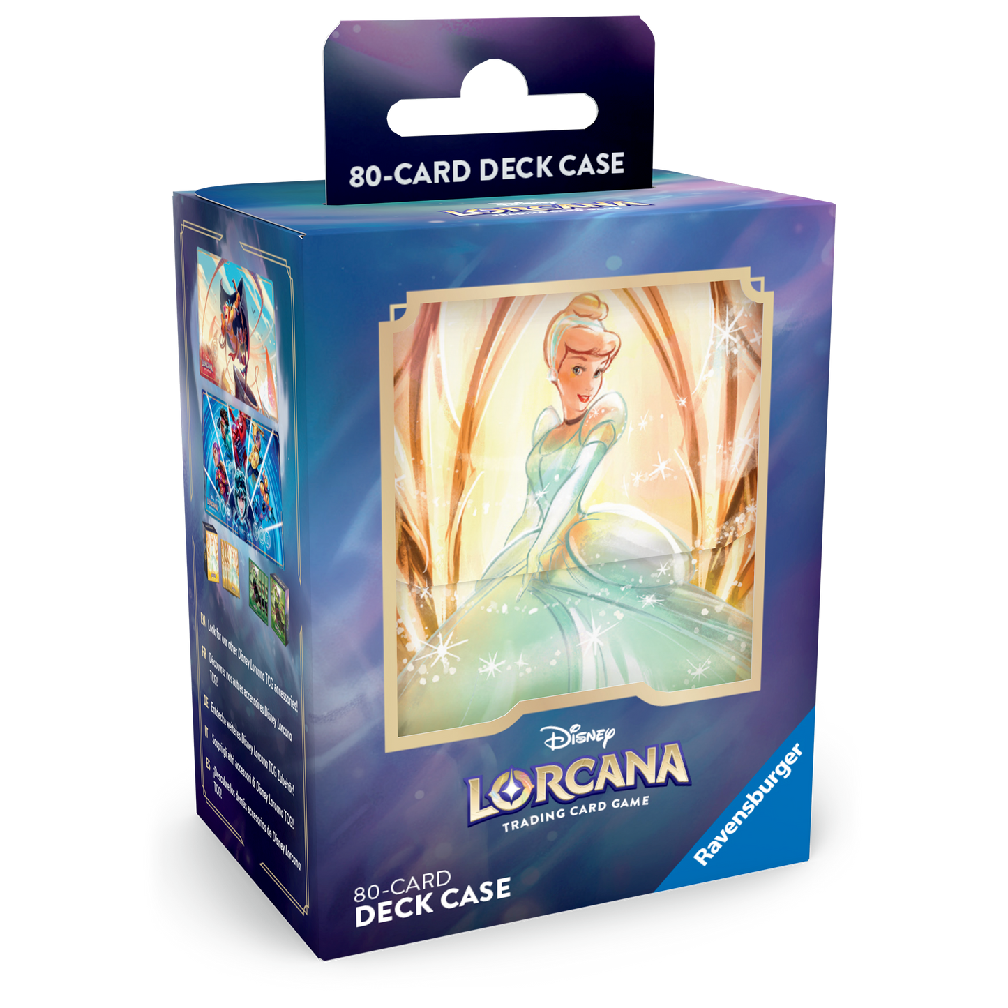 Disney Lorcana TCG Ravensburger FR - Boîte de rangement/Deck Box (Cendrillon)