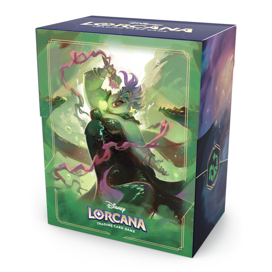 Disney Lorcana TCG Ravensburger - Boîte de rangement/Deck Box (Ursula C7)