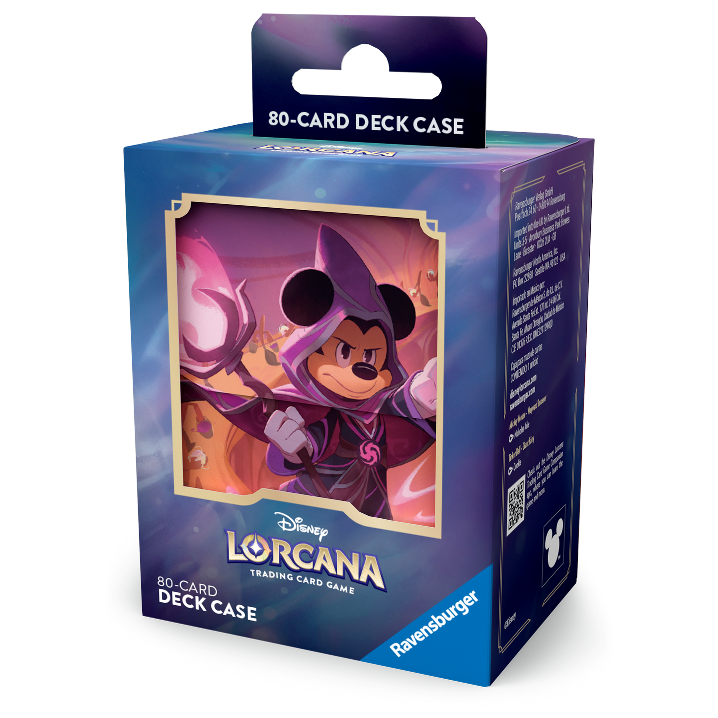 Disney Lorcana TCG Ravensburger - Boîte de rangement/Deck Box (Mickey C8)