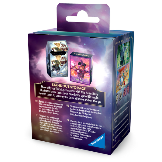 Disney Lorcana TCG Ravensburger - Boîte de rangement/Deck Box (Fée Clochette C8)