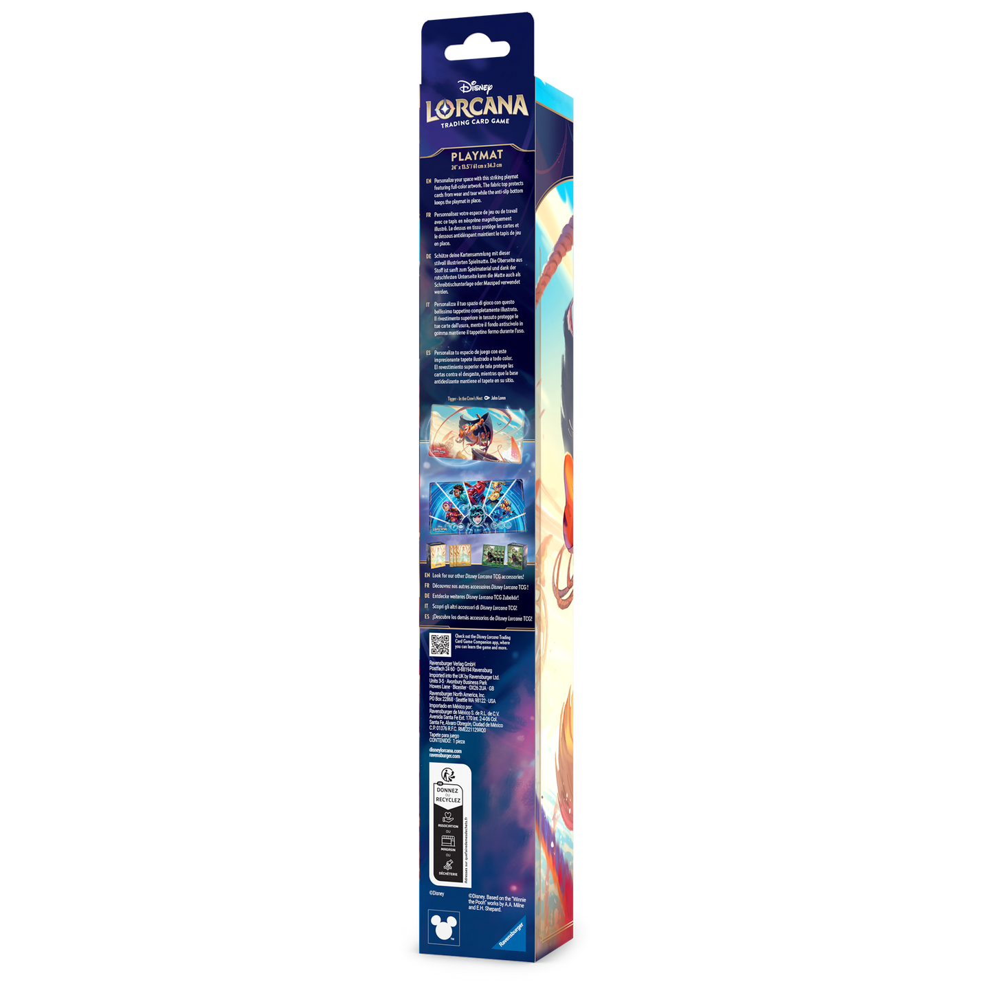 Disney Lorcana TCG Ravensburger FR - Tapis de jeu/Playmat (Tigrou)