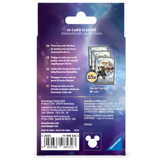 Disney Lorcana TCG Ravensburger - Protège-cartes/Sleeves (Fée Clochette C8)