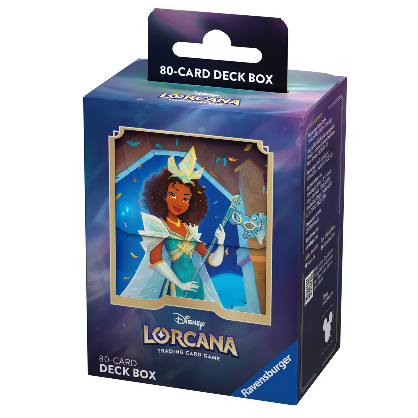 Disney Lorcana TCG Ravensburger - Boîte de rangement/Deck Box (Tiana C5)