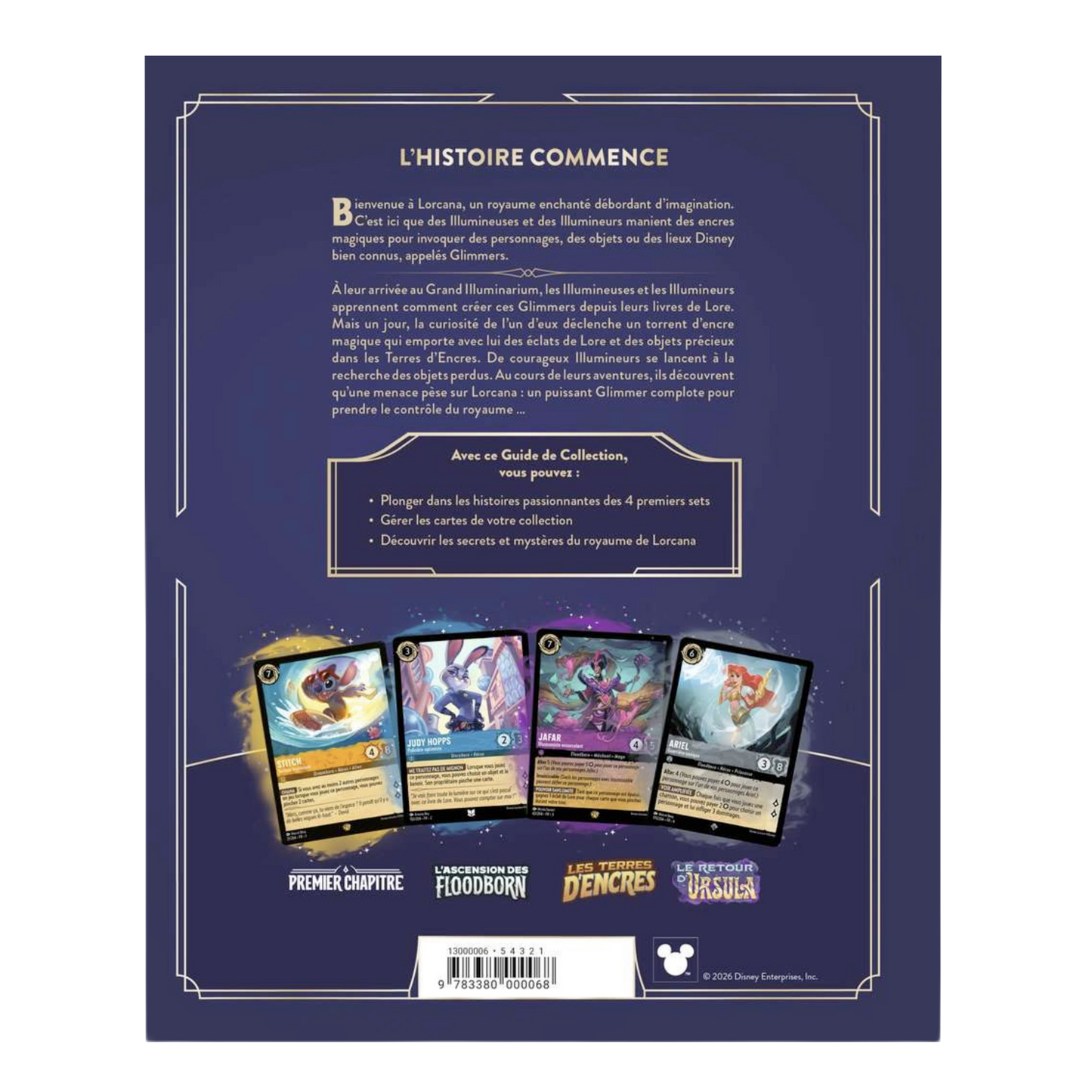 Disney Lorcana TCG Ravensburger - Guide de Collection (1 à 4)