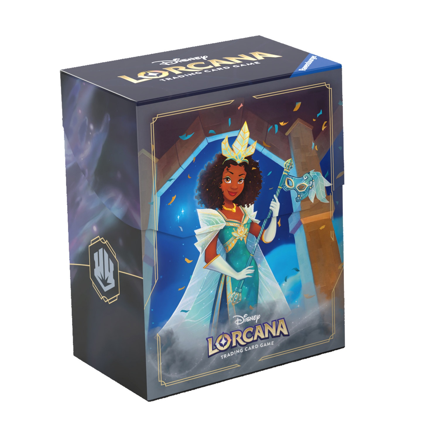 Disney Lorcana TCG Ravensburger - Boîte de rangement/Deck Box (Tiana C5)