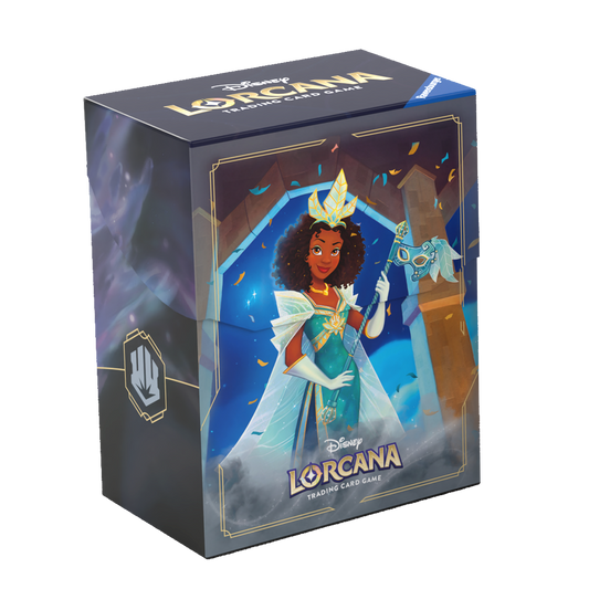 Disney Lorcana TCG Ravensburger - Boîte de rangement/Deck Box (Tiana C5)