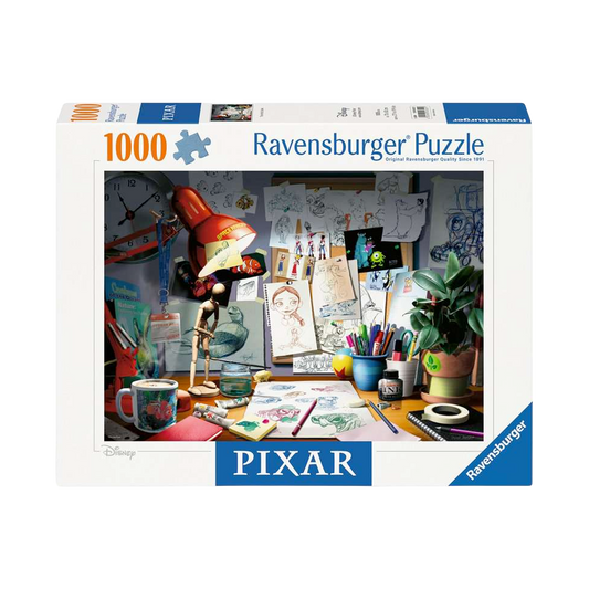 Puzzle Ravensburger - Le bureau de l’artiste Disney Pixar