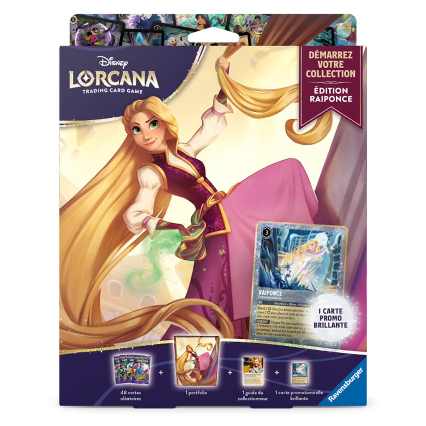 Disney Lorcana TCG Ravensburger FR - Coffret Démarrez Raiponce (Chapitre 13)