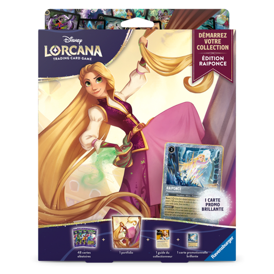 Disney Lorcana TCG Ravensburger FR - Coffret Démarrez Raiponce (Chapitre 13)