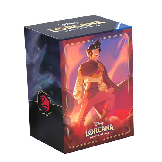 Disney Lorcana TCG Ravensburger - Boîte de rangement/Deck Box (Aladdin C5)