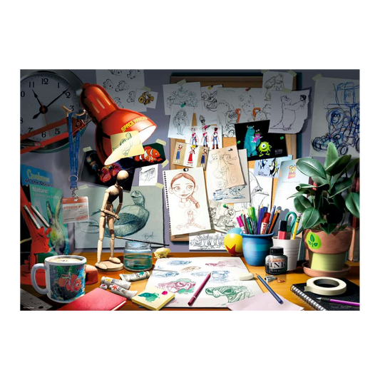 Puzzle Ravensburger - Le bureau de l’artiste Disney Pixar