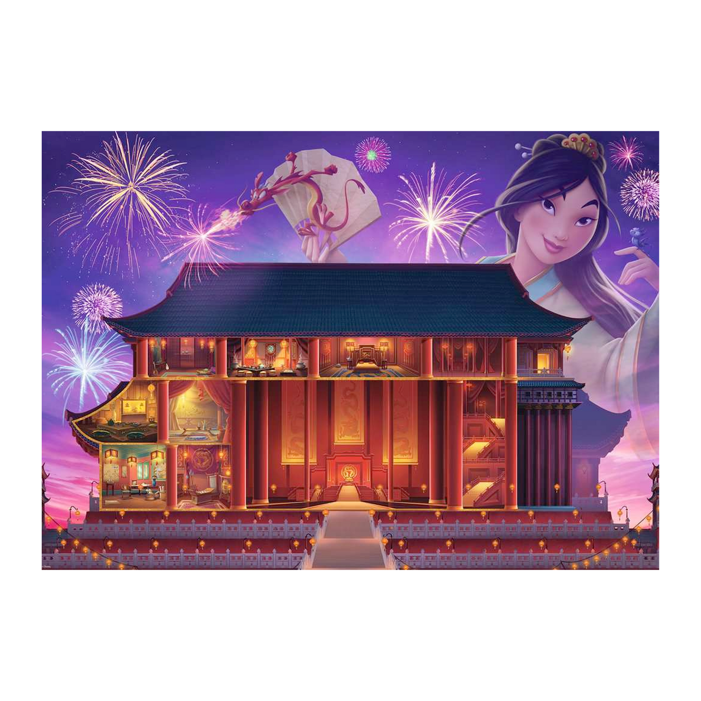 Puzzle Ravensburger - Mulan (Collection Château Disney Princesse)