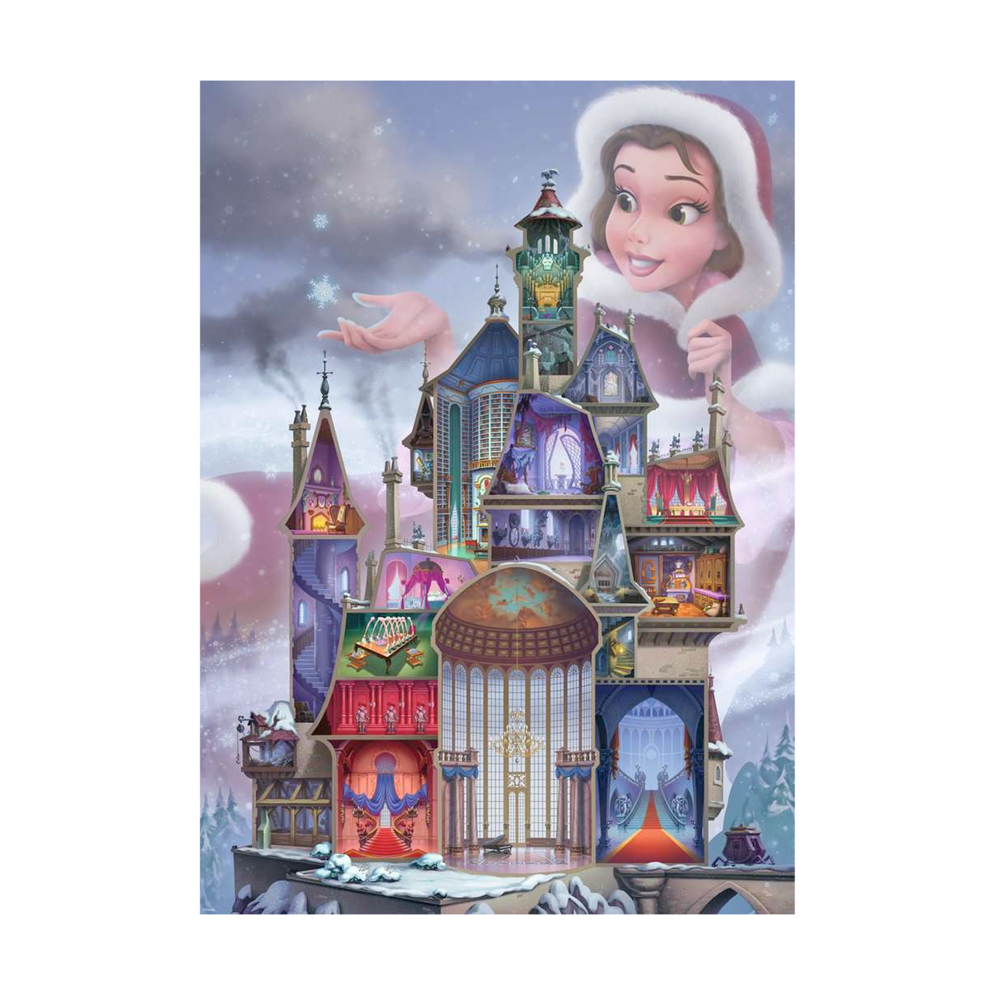 Puzzle Ravensburger - Belle (Collection Château Disney Princesse)