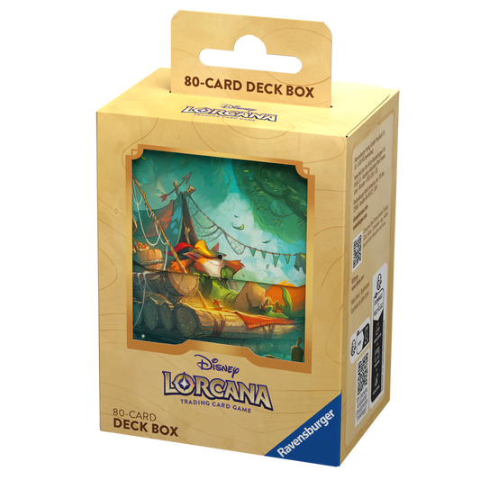 Disney Lorcana TCG Ravensburger - Boîte de rangement/Deck Box (Robin des bois C3)