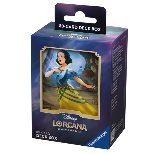 Disney Lorcana TCG Ravensburger - Boîte de rangement/Deck Box (Blanche-Neige C4)