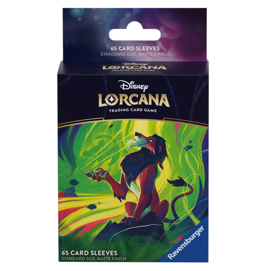 Disney Lorcana TCG Ravensburger - Protège-cartes/Sleeves (Scar)
