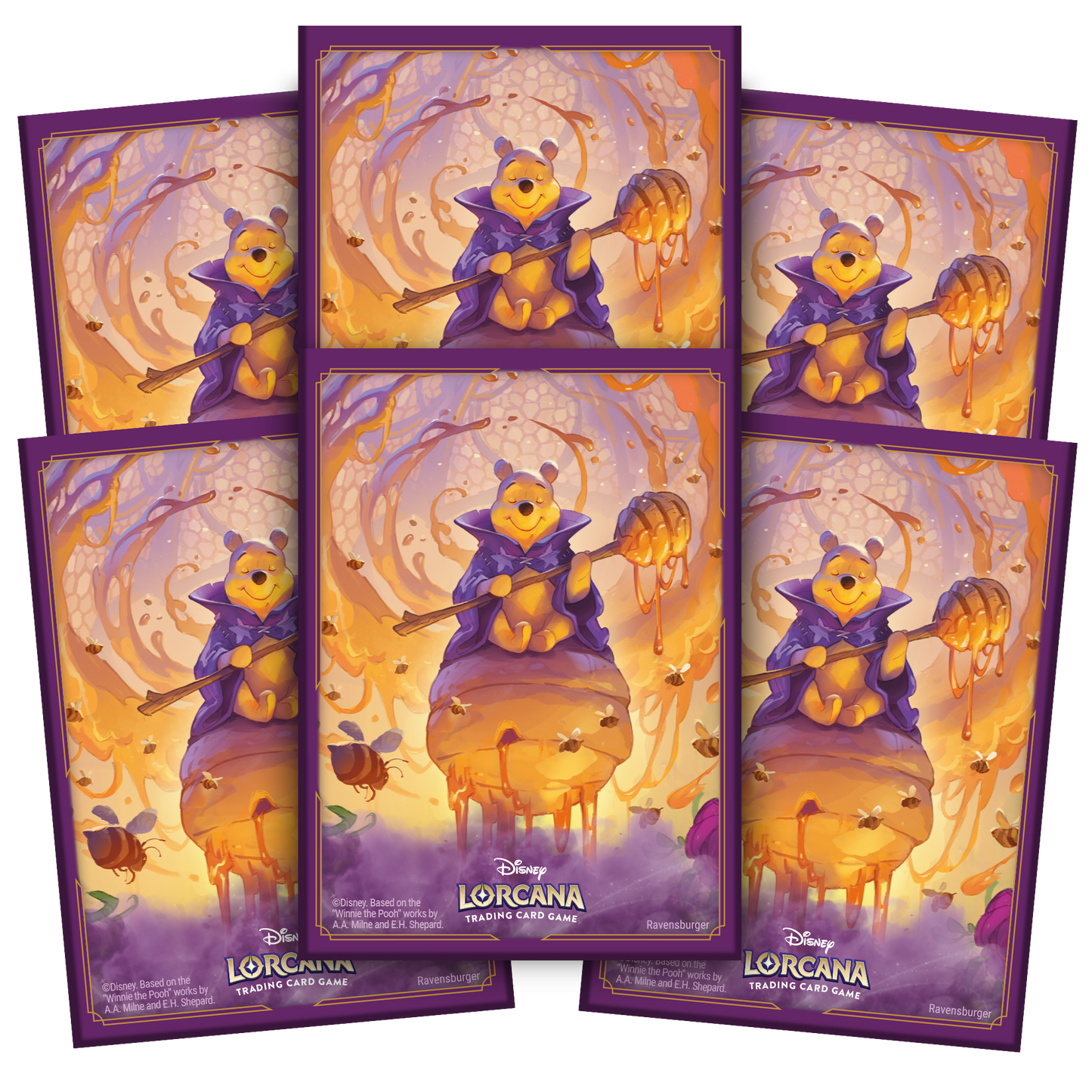 Disney Lorcana TCG Ravensburger - Protège-cartes/Sleeves (Winnie L'Ourson)