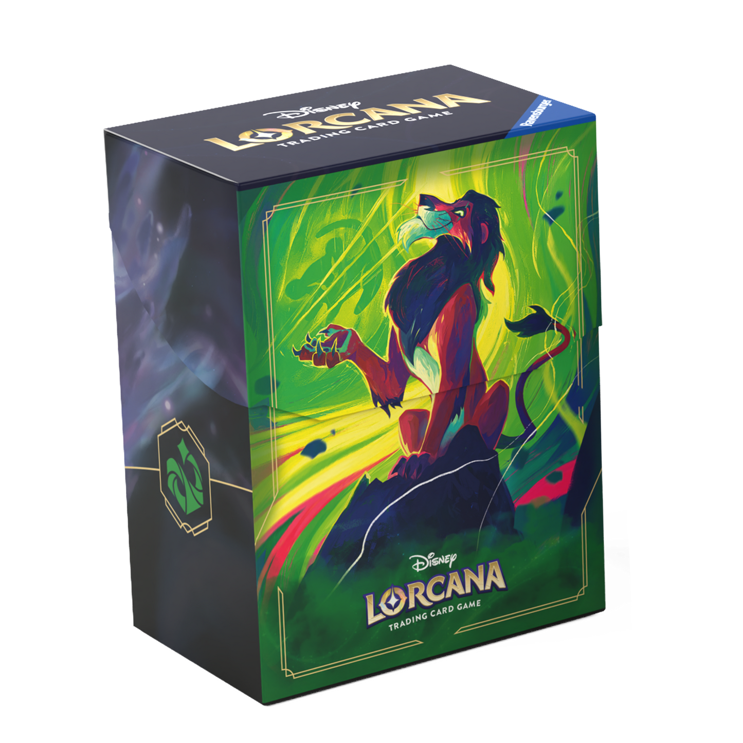 Disney Lorcana TCG Ravensburger - Boîte de rangement/Deck Box (Scar)