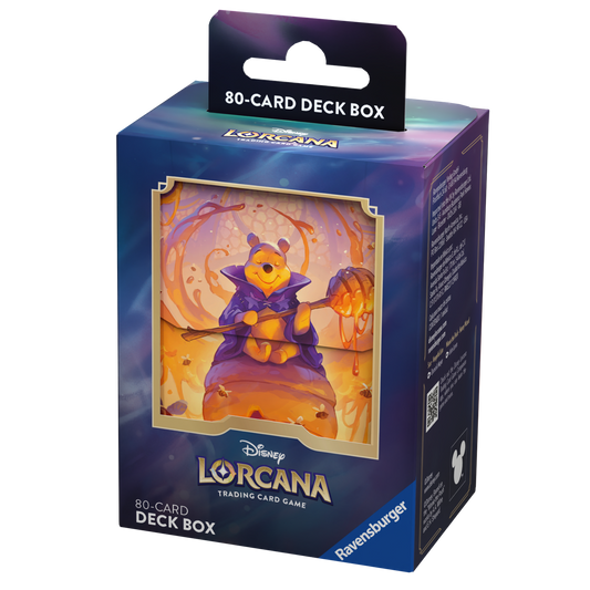 Disney Lorcana TCG Ravensburger - Boîte de rangement/Deck Box (Winnie L'Ourson)