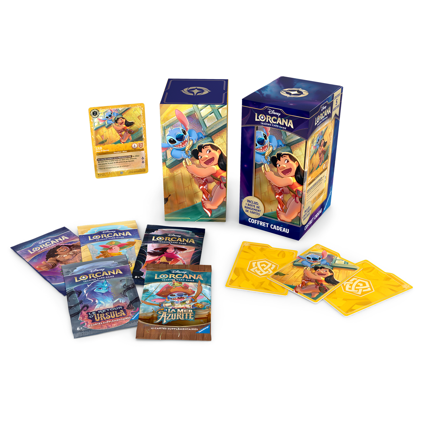 Disney Lorcana TCG Ravensburger FR - Coffret Cadeau Lilo & Stitch (Chapitre 7)