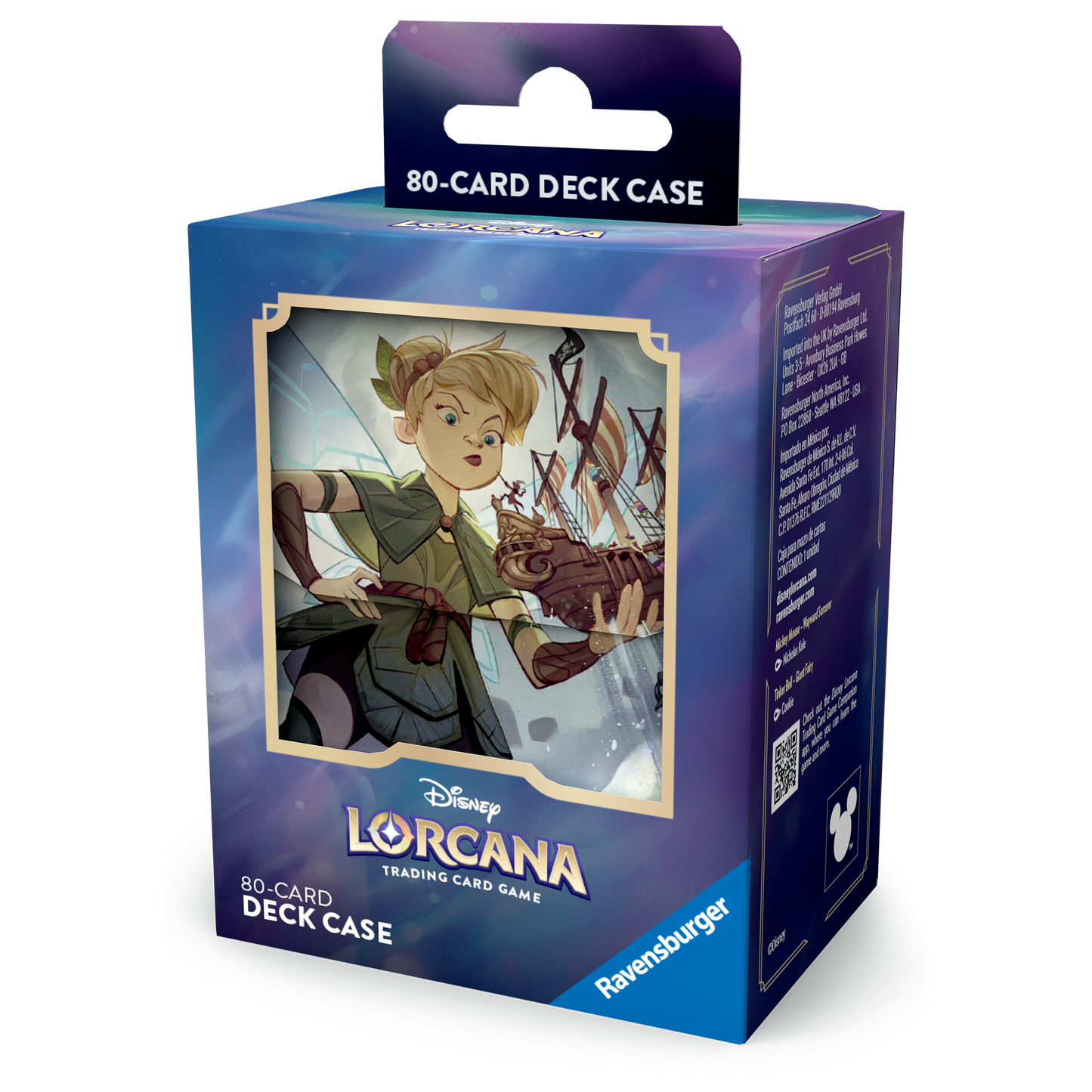 Disney Lorcana TCG Ravensburger - Boîte de rangement/Deck Box (Fée Clochette C8)