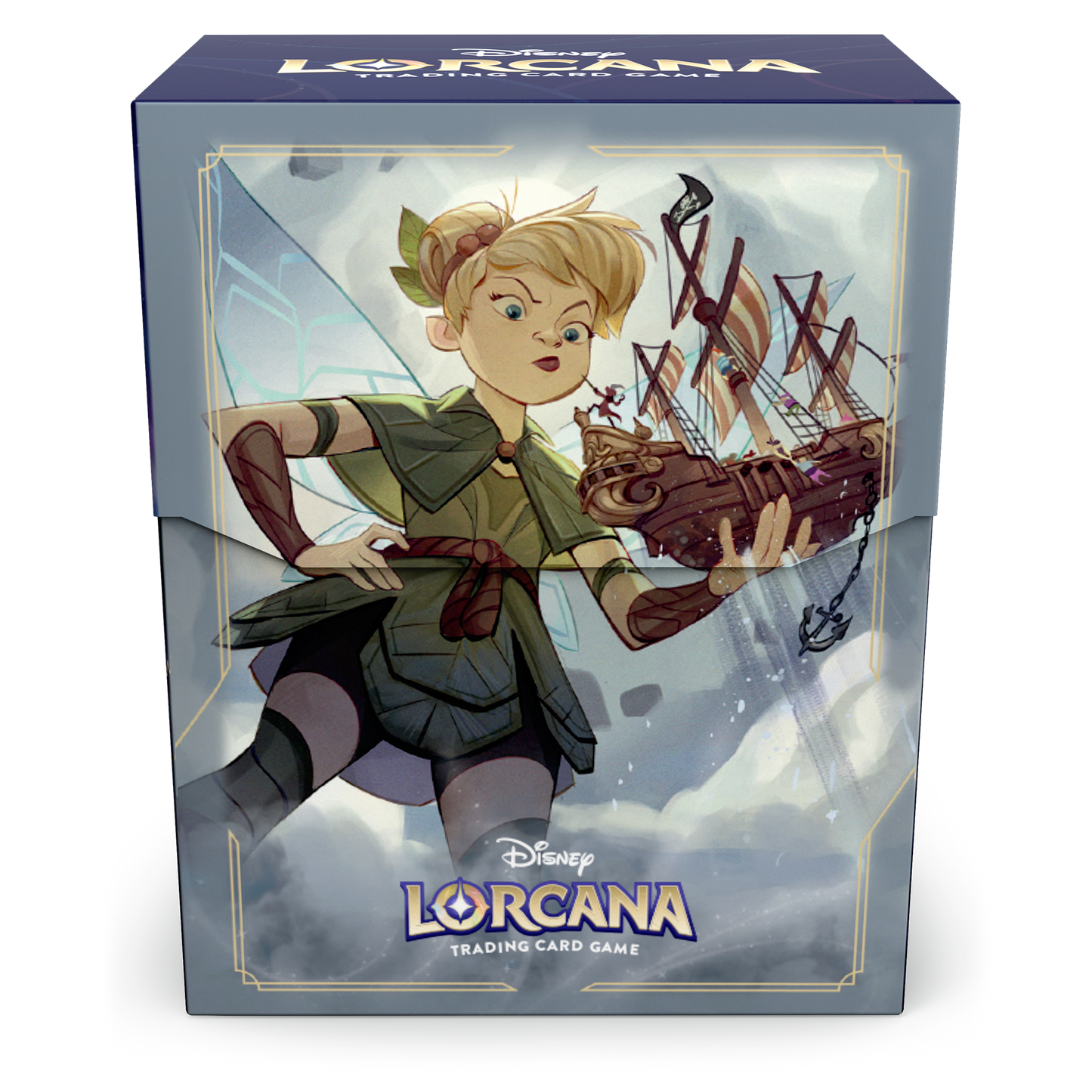 Disney Lorcana TCG Ravensburger - Boîte de rangement/Deck Box (Fée Clochette C8)