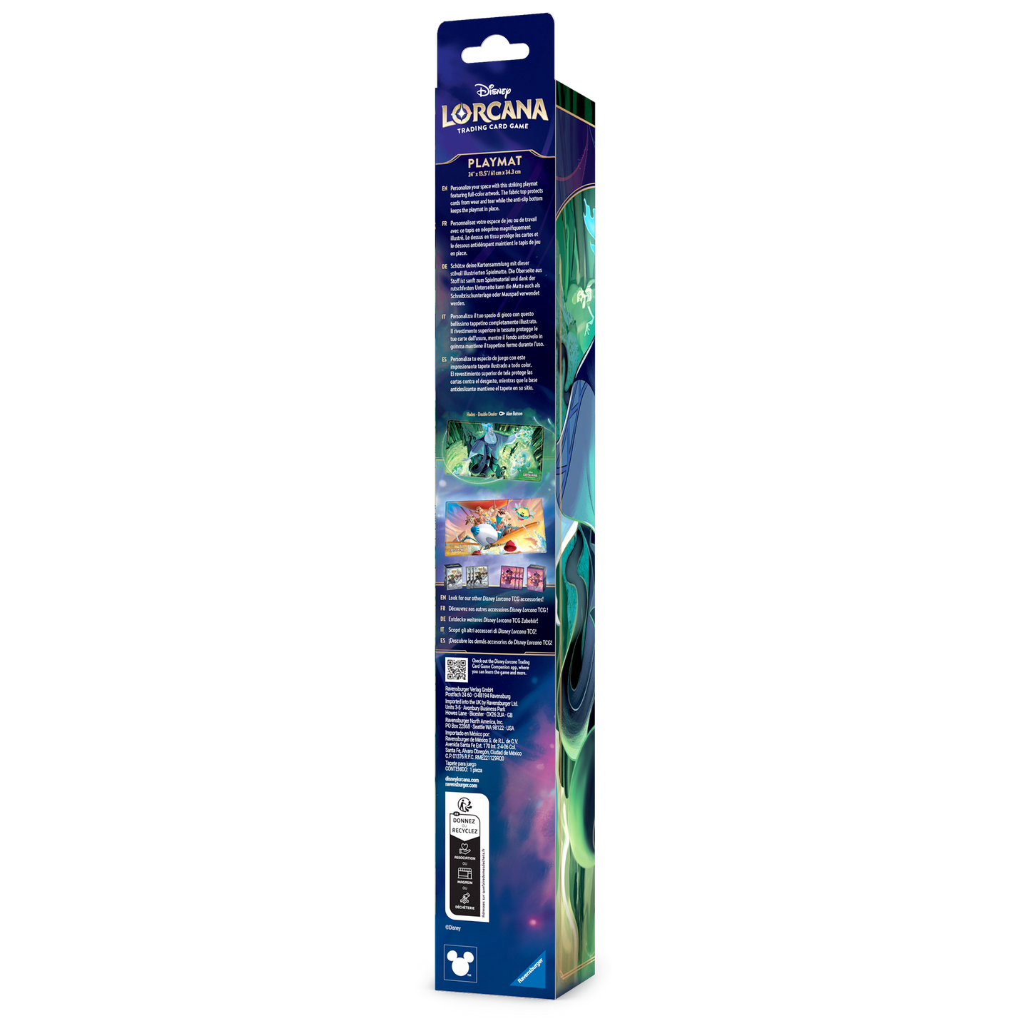 Disney Lorcana TCG Ravensburger - Tapis de jeu/Playmat (Hadès)