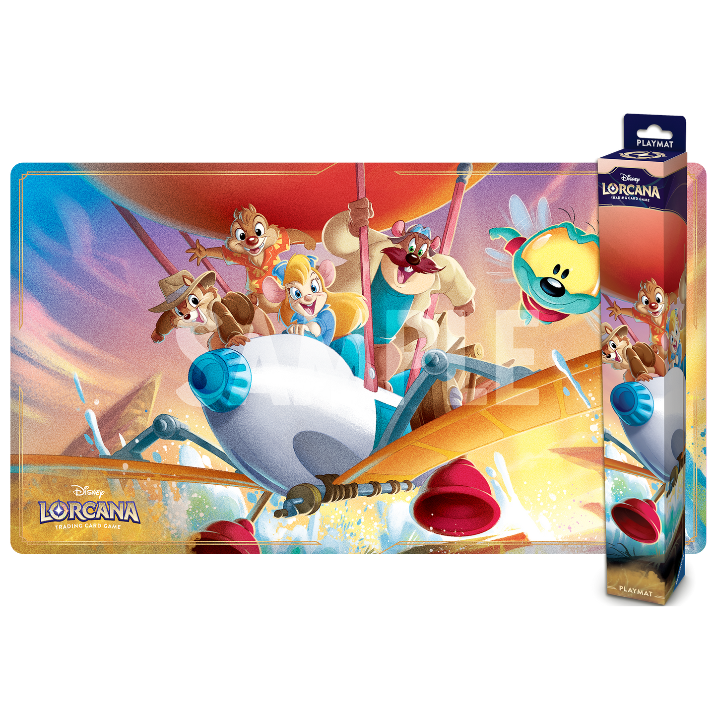 Disney Lorcana TCG Ravensburger - Tapis de jeu/Playmat (Tic & Tac)